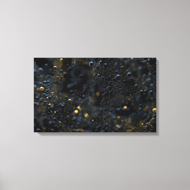 Proxima (Black) Canvas Print (Front)