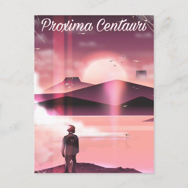 Proxima Centauri Science fiction land cruiser. Postcard (Front)
