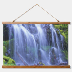 Proxy Falls in Oregon's Central Cascade Mountains Hanging Tapestry