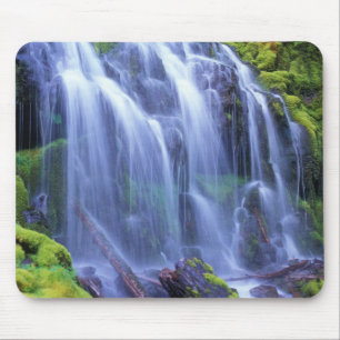 Proxy Falls in Oregon's Central Cascade Mountains Mouse Mat
