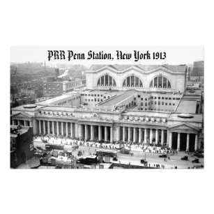 PRR New York Penn Station Kodak Photo Enlargement