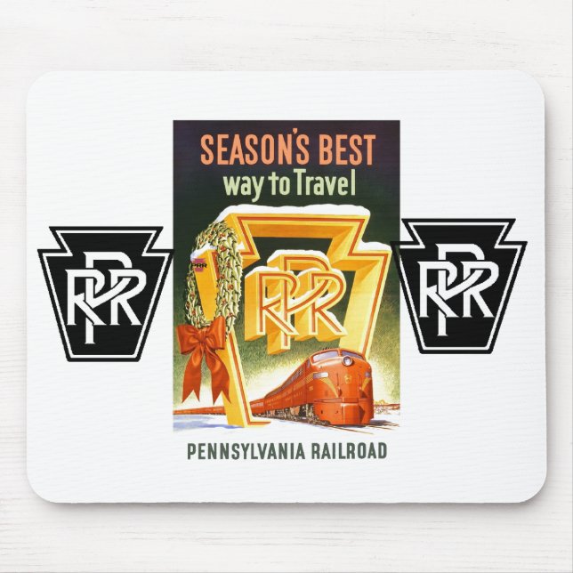 PRR Seasons Best way to Travel         Mouse Mat (Front)