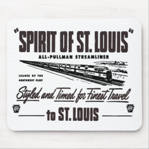 PRR The Spirit of St. Louis Passenger Train Mouse Mat