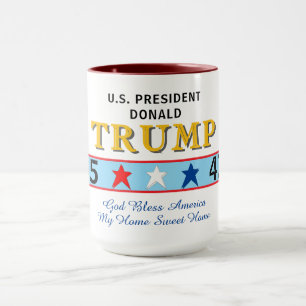 Prresident Donald Trump 45 and 47 Mug
