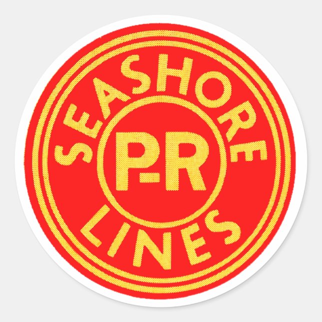  PRSL 1936 Logo    Classic Round Sticker (Front)