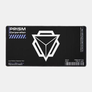 PRSM-9ZT42A - Accented White Desk Mat