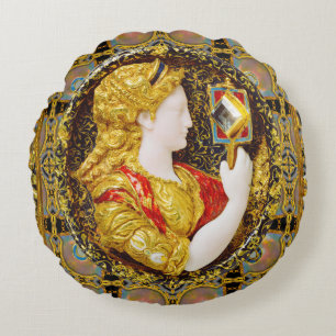 Prudence Old World Elegant  Round Cushion