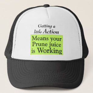 Prune juice trucker hat