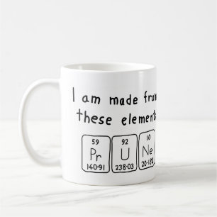 Prune periodic table name mug