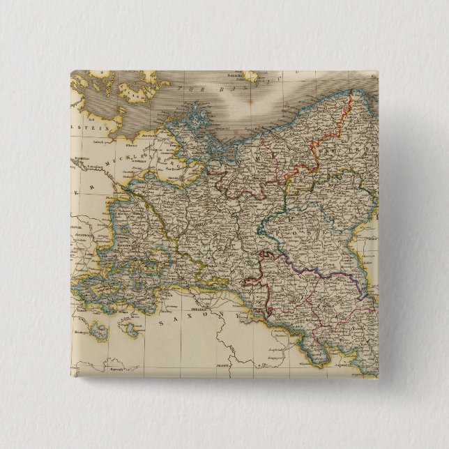 Prussia 15 Cm Square Badge (Front)