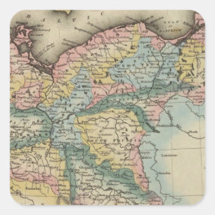Prussia 5 square sticker