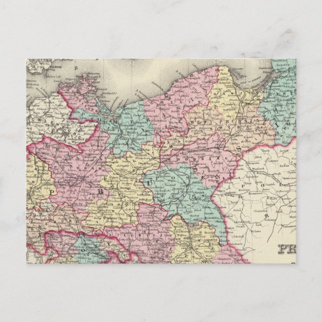 Prussia And Saxony Postcard (Front)