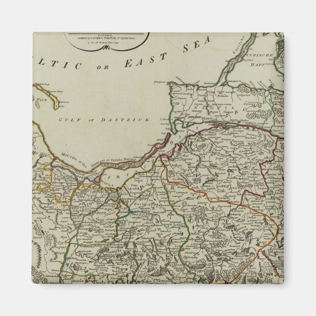 Prussia, Dantzick Magnet (Front)