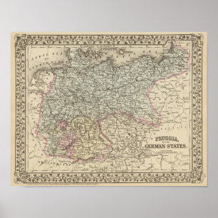 Prussia, German States Poster