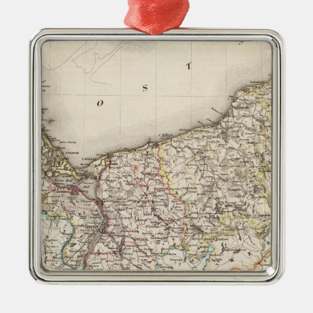 Prussia, Germany,  Poland 4 Metal Tree Decoration (Front)