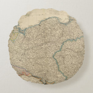 Prussia, Poland Round Cushion
