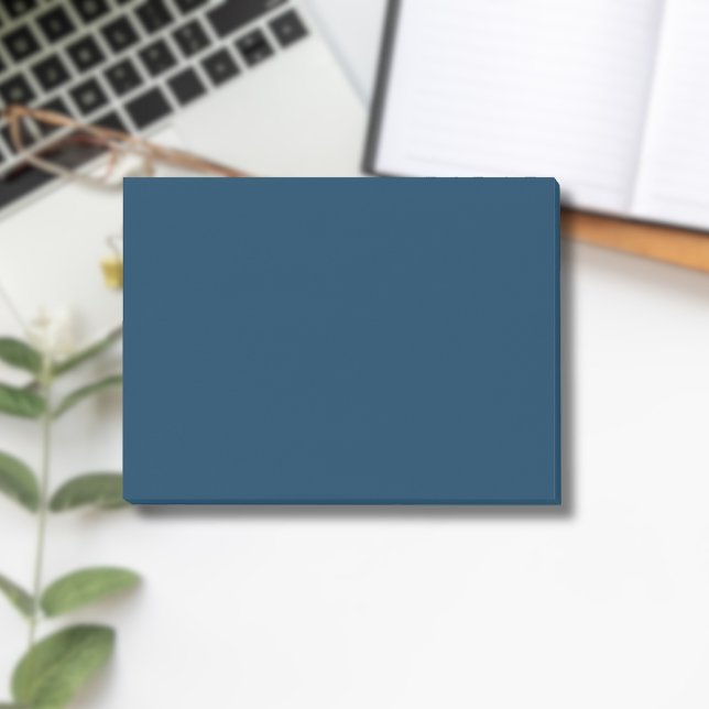 Prussian Blue Solid Colour | Classic | Elegant Post-it Notes (Creator Uploaded)