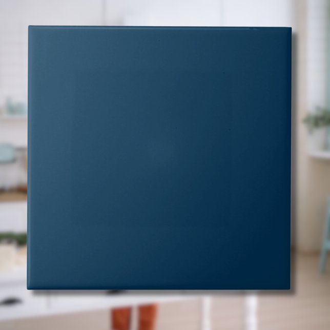 Prussian Blue Solid Colour | Classic | Elegant Tile (Creator Uploaded)