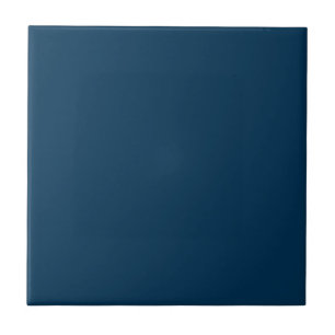 Prussian Blue Solid Colour Tile
