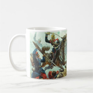 Prussian Cavalry Charge Franco-Prussian war Coffee Mug