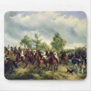 Prussian cavalry on expedition mouse mat