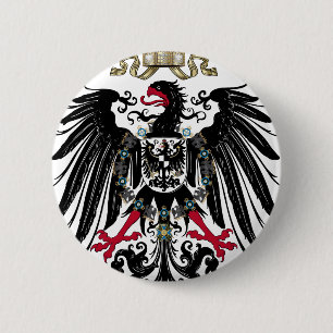 Prussian Eagle 6 Cm Round Badge