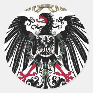Prussian Eagle Classic Round Sticker