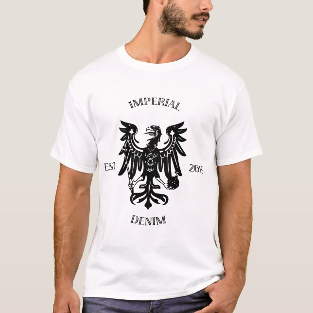 Prussian Eagle Imperial Denim T-Shirt (Front)