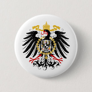 Prussian Eagle Red Black and Gold 6 Cm Round Badge