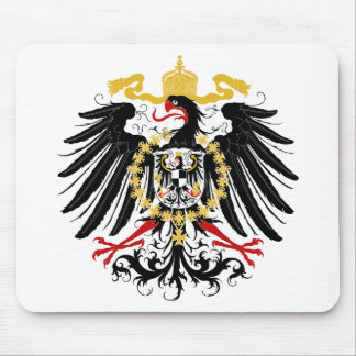 Prussian Eagle Red Black and Gold Mouse Mat