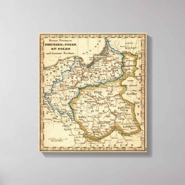 Prussian Empire Canvas Print (Front)