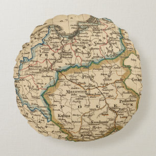 Prussian Empire Round Cushion