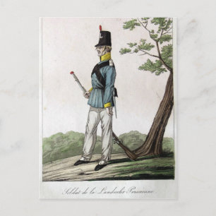 Prussian Landwehr Postcard