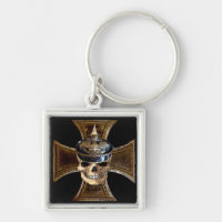 Prussian skull w iron cross