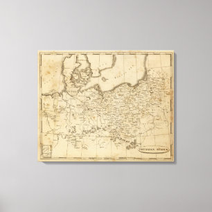 Prussian States Canvas Print