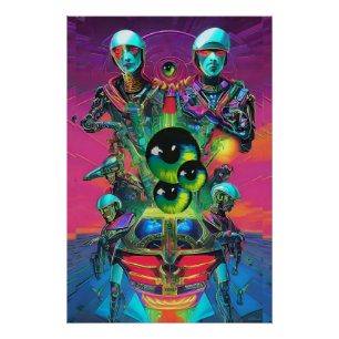 Prying Eyes Fly the Astral Skies Poster
