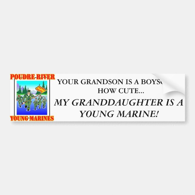 PRYM Granddaughter bumper sticker (Front)