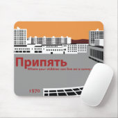 Prypyat Propaganda style Mouse Mat (With Mouse)