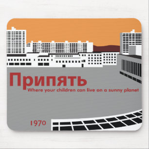 Prypyat Propaganda style Mouse Mat