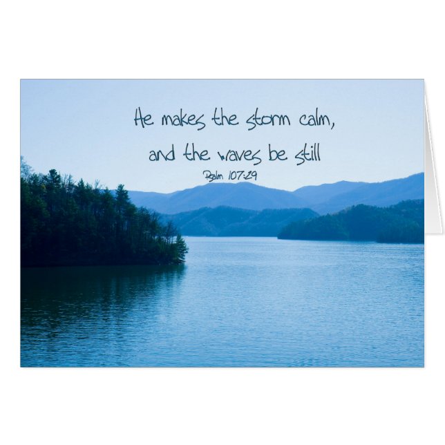 Ps 107:29 He makes the storm calm (Front Horizontal)