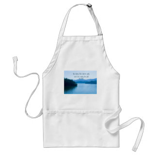 Ps 107:29 He makes the storm calm Standard Apron