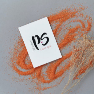 PS. I love You Valentine's Day Holiday Card