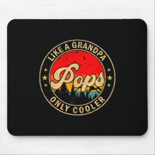 Ps Like A Grandpa Only Cooler Retro For Papa Grand Mouse Mat