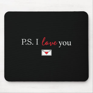 Ps love day valentine's day purple heart women men mouse mat