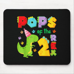 Ps Of The Two Rex 2nd Birthday Boy Dinosaur T-rex Mouse Mat
