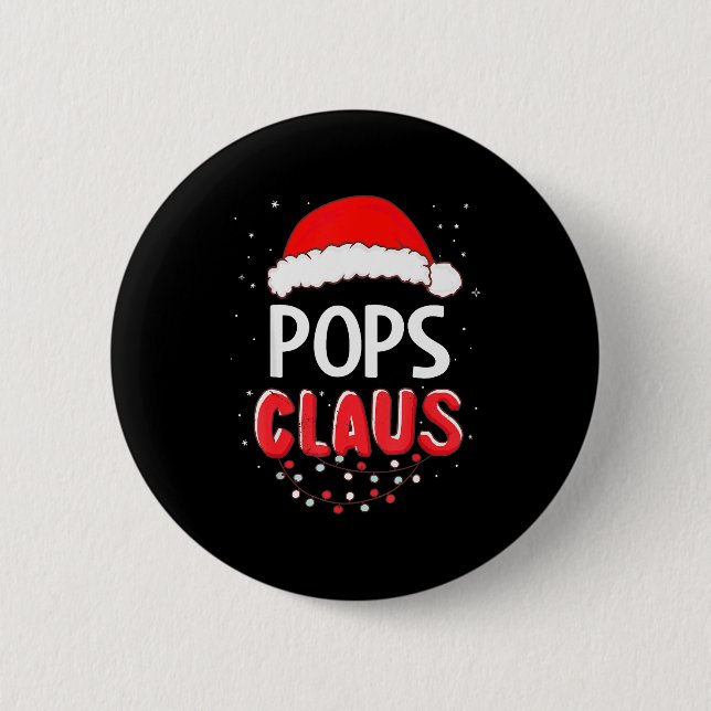 Ps Santa Claus Christmas Matching Costume  6 Cm Round Badge (Front)