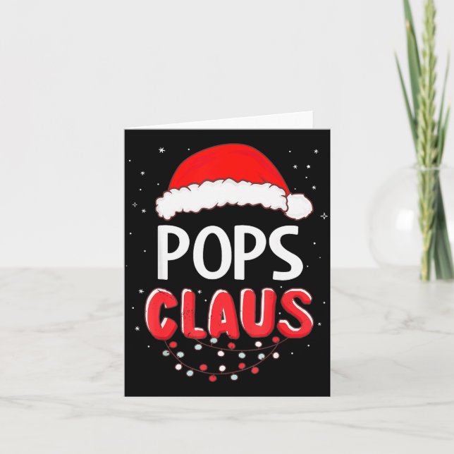 Ps Santa Claus Christmas Matching Costume  Card (Front)
