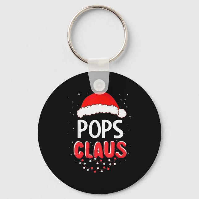 Ps Santa Claus Christmas Matching Costume  Key Ring (Front)