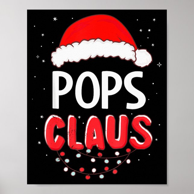 Ps Santa Claus Christmas Matching Costume  Poster (Front)