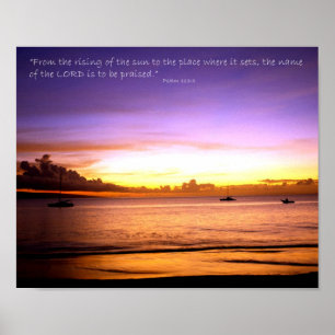 Psalm113:3 Poster